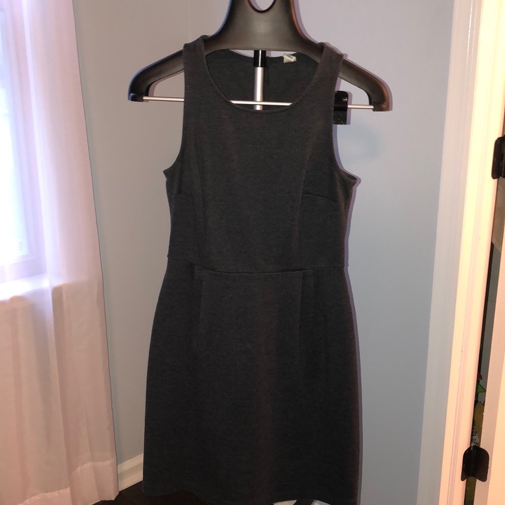 women’s grey work dress